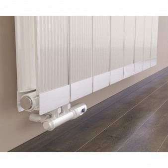 600 x 980 mm Aluminium Weiß Horizontal Heizkörper Seiten & Bittelanschluss 600 x 980 mm Aluminium Weiß Horizontal Heizkörper Seiten & Bittelanschluss