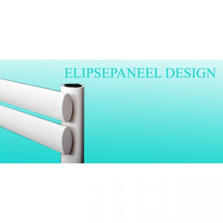 Badheizkörper Handtuchheizkörper 1000x500 Weiß Ellipse Badheizkörper Handtuchheizkörper 1000x500 Weiß Ellipse