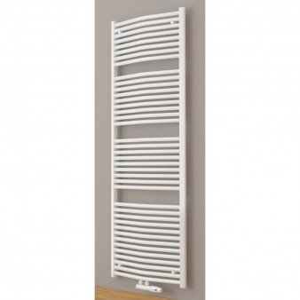 1600 x 600 mm 25mm Profil Gebogen Weiß Badheizkörper Mittelanschluss 1600 x 600 mm 25mm Profil Gebogen Weiß Badheizkörper Mittelanschluss
