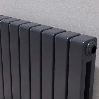 Vertikal 1800x580 Doppellagig Wandheizkörper Anhtrazit