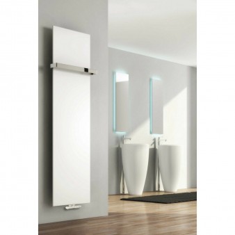 Design Flach Paneelheizkörper Mittelanschluss Slim Heizwand 1770x500 Weiss