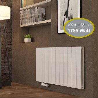 Aluminium Paneelheizkörper CLAUDIO 400X1135 Weiß Mittelanschluss Aluminium Paneelheizkörper CLAUDIO 400X1135 Weiß Mittelanschluss