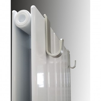 Handtuchhaken für Design Flach Paneelheizkörper EVEREST Handtuchhalter Heizwand x 2 Handtuchhaken für Design Flach Paneelheizkörper EVEREST Handtuchhalter Heizwand x 2