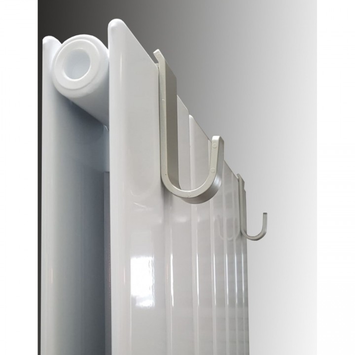 Handtuchhaken für Design Flach Paneelheizkörper EVEREST Handtuchhalter Heizwand x 2