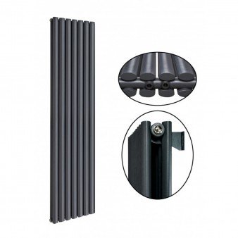 1800 x 490 mm Doppellagig Mittelanschluss Anthrazit (RAL 7016) Paneelheizkörper NEU Ellipse Design 1800 x 490 mm Doppellagig Mittelanschluss Anthrazit (RAL 7016) Paneelheizkörper NEU Ellipse Design