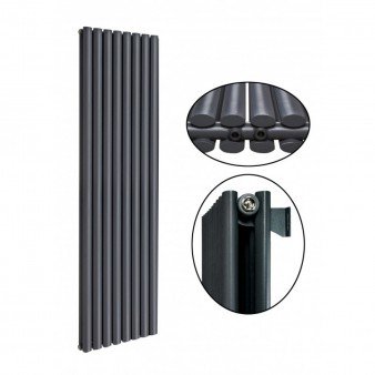 1800 x 560 mm Doppellagig Seitenanschluss Anthrazit (RAL 7016) Paneelheizkörper NEU Ellipse Design 1800 x 560 mm Doppellagig Seitenanschluss Anthrazit (RAL 7016) Paneelheizkörper NEU Ellipse Design
