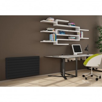 619 x 1200 mm Anthrazit Horizontal Paneelheizkörper Flach Seitenanschluss  619 x 1200 mm Anthrazit Horizontal Paneelheizkörper Flach Seitenanschluss