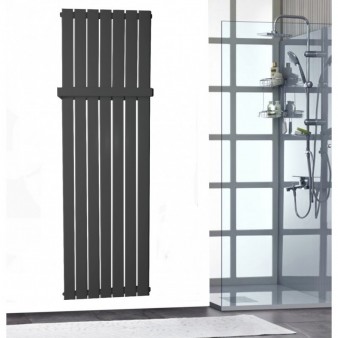 619 mm Handtuchstange Design Handtuchhalter Für Paneelheizkörper Flach Anthrazit 619 mm Handtuchstange Design Handtuchhalter Für Paneelheizkörper Flach Anthrazit