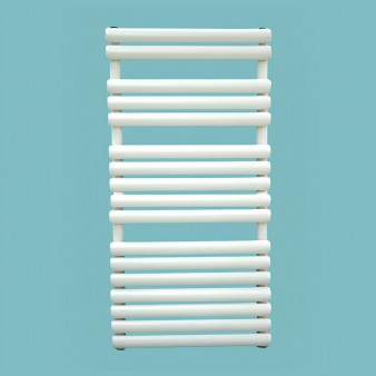 Badheizkörper Handtuchheizkörper 1200x600 mm Weiß Ellipse