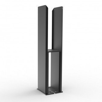 Stand Füße Set für Doppellagig Flach Heizkörper Anthrazit 