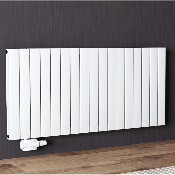 600x1309 Alu Doppellagig Paneelheizkörper Flach Aluminium Vertikal Wandheizkörper Weiß