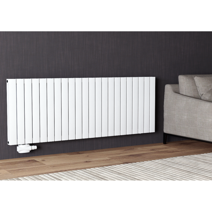 600x1694 Alu Doppellagig Paneelheizkörper Flach Aluminium Vertikal Wandheizkörper Weiß