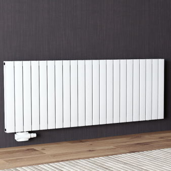 600x1694 Alu Doppellagig Paneelheizkörper Flach Aluminium Vertikal Wandheizkörper Weiß