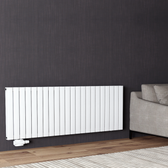 600x1694 Alu Doppellagig Paneelheizkörper Flach Aluminium Vertikal Wandheizkörper Weiß