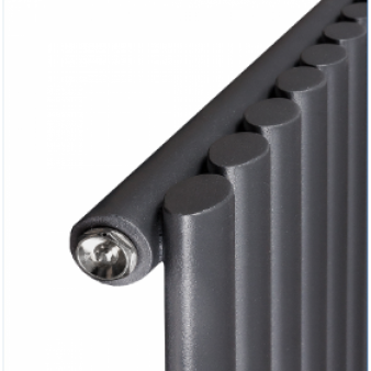 1800X 472 Ellipse Einlagig Anthrazit  Mittelanschluss Paneelheizkörper